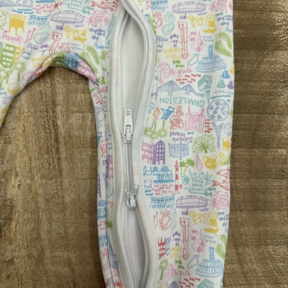 Joy Street Kids Charleston Zipper Pajamas | Size 12–18 Months - Picture 6 of 15